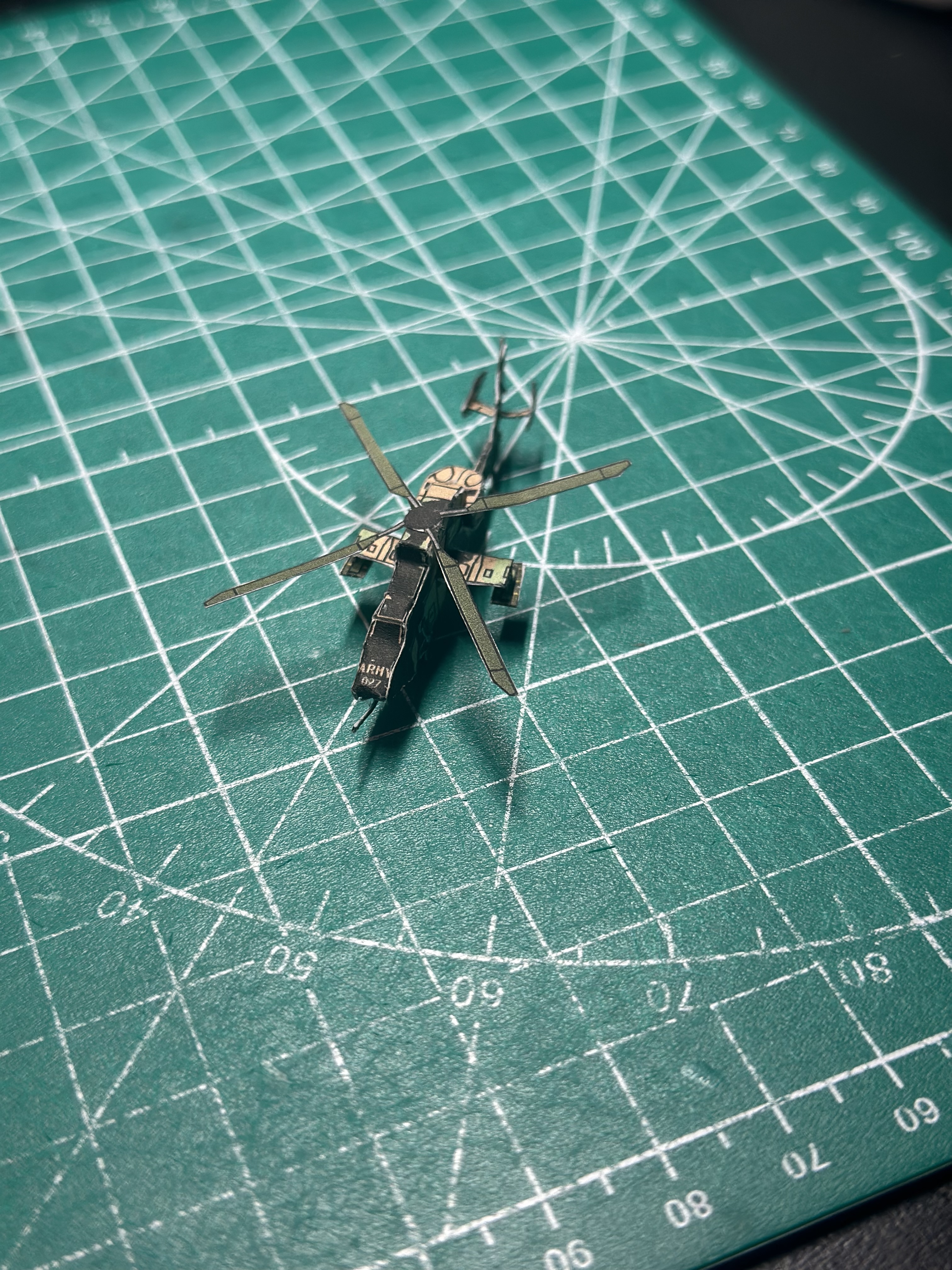 Physical papercraft model